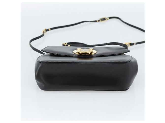 Borsa a Spalla Gianni Versace in Pelle Nera e Oro Auth BA13310A Nero D'oro - vista 5