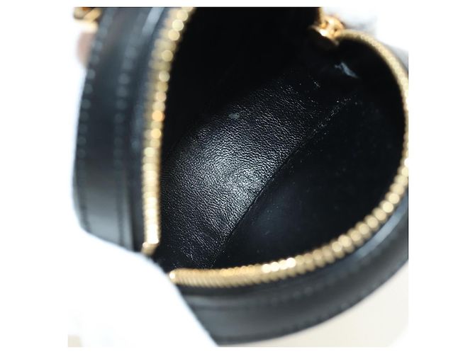 LOEWE Studio Ghibli Cookie Pouch No-Face Bag Canvas Black Gold Auth 167410SM Nero D'oro - vista 10