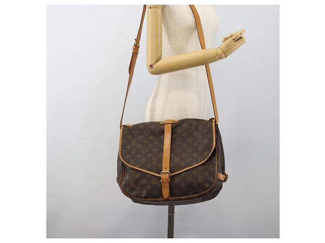 LOUIS VUITTON Sac à épaule Monogram Saumur 35 M42254 LV Auth ka4741A Monogramme - vue 29