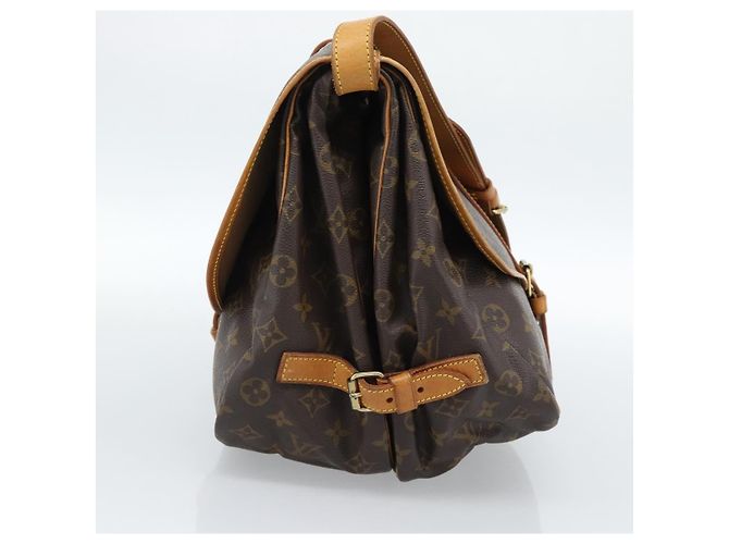 LOUIS VUITTON Sac à épaule Monogram Saumur 35 M42254 LV Auth ka4741A Monogramme - vue 3