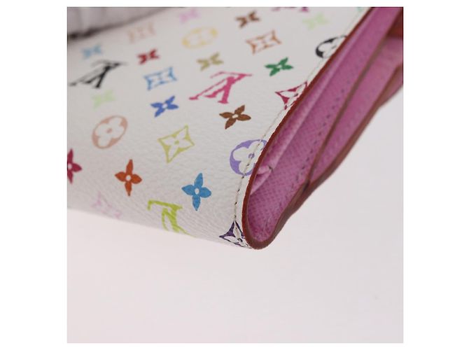 LOUIS VUITTON Monogram Multicolor Portefeuille Joy Wallet M60281 Auth 185053SAM White - view 16