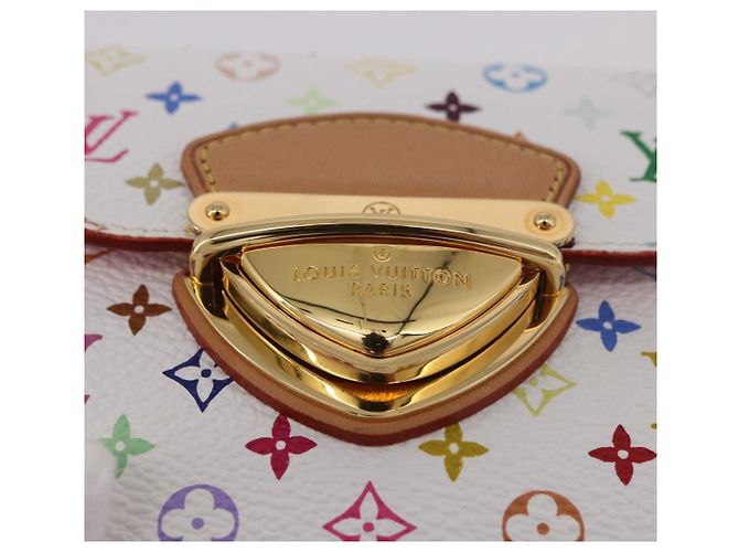 LOUIS VUITTON Monogram Multicolor Portefeuille Joy Wallet M60281 Auth 185053SAM White - view 17