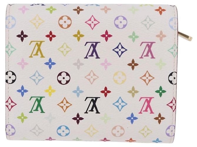 LOUIS VUITTON Monogram Multicolor Portefeuille Joy Wallet M60281 Auth 185053SAM White - view 2