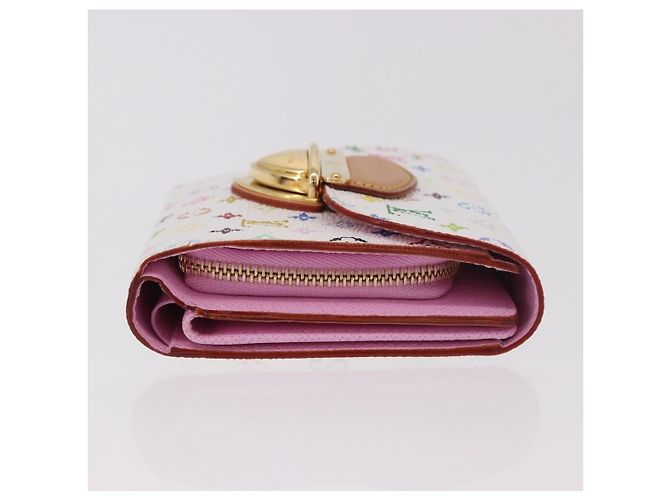 LOUIS VUITTON Monogram Multicolor Portefeuille Joy Wallet M60281 Auth 185053SAM White - view 3
