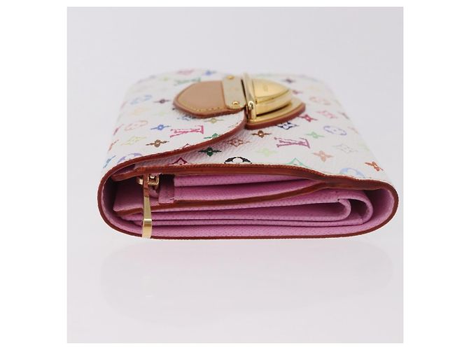 LOUIS VUITTON Monogram Multicolor Portefeuille Joy Wallet M60281 Auth 185053SAM White - view 4
