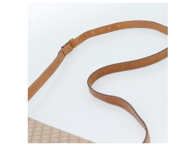 Céline CELINE Macadam Canvas Schultertasche PVC Beige Gold Authentisch bs35577 Golden - Ansicht 14