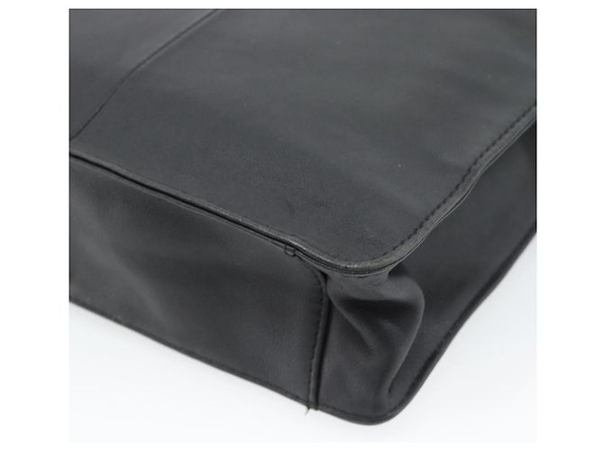 Borsa a Spalla Salvatore Ferragamo in Pelle Nera Argento Auth bs35581 Nero - vista 15
