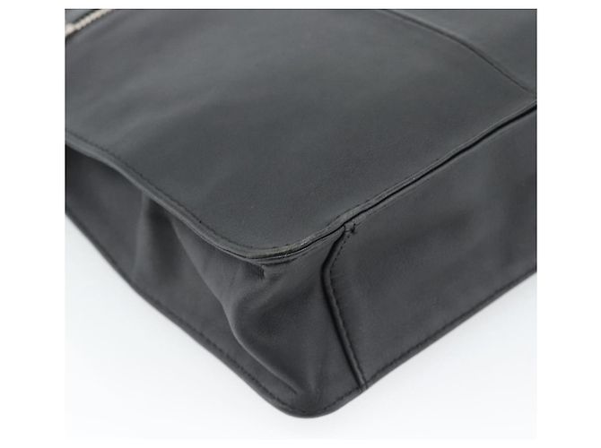 Borsa a Spalla Salvatore Ferragamo in Pelle Nera Argento Auth bs35581 Nero - vista 16