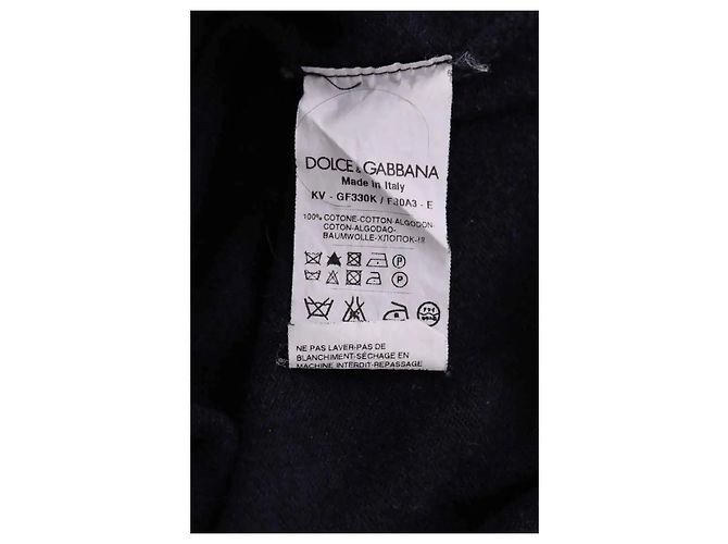 Dolce & Gabbana Pull bleu marine - vue 5