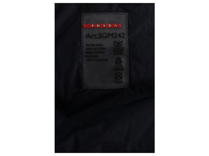 Prada Piumino blu navy - vista 4