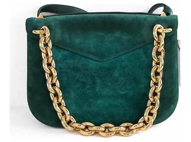 Bottega Veneta Borsa a tracolla verde - vista 3