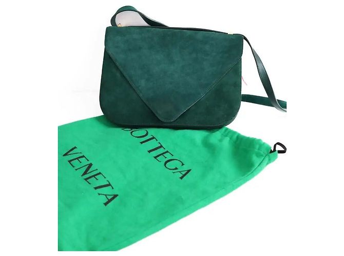 Bottega Veneta Borsa a tracolla verde - vista 8
