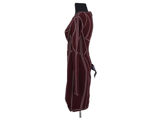 Herve Leger Bordeaux Kleid - Ansicht 2