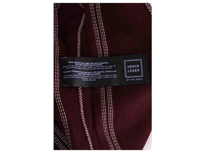 Herve Leger Bordeaux Kleid - Ansicht 6