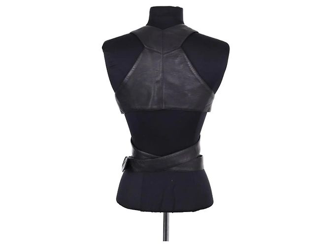 Alaïa Top sin mangas negro - vista 4