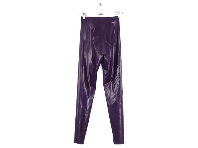 Yves Saint Laurent Leggings violetas Púrpura - vista 3