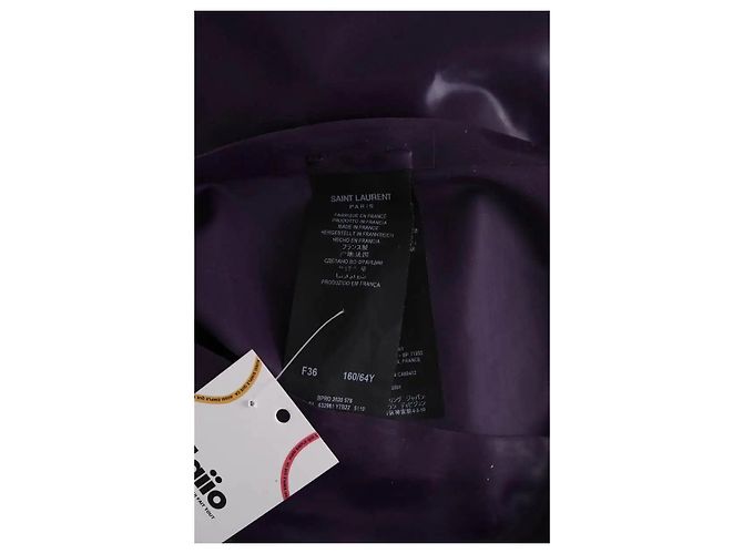 Yves Saint Laurent Leggings violetas Púrpura - vista 5