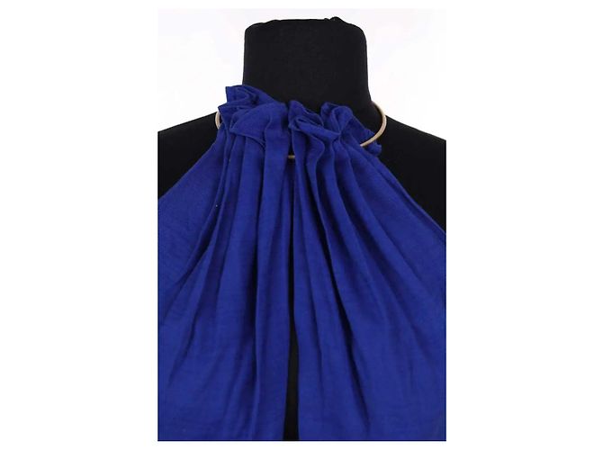 Cult Gaia Top sin mangas azul - vista 2