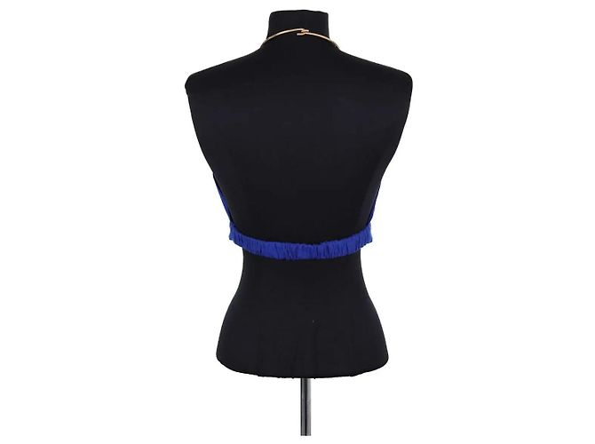 Cult Gaia Top sin mangas azul - vista 4