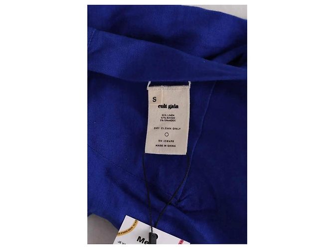 Cult Gaia Top sin mangas azul - vista 5