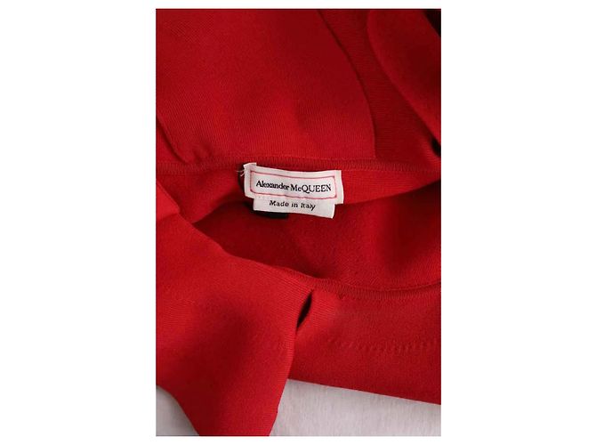 Alexander Mcqueen Top rojo sin mangas Roja - vista 6
