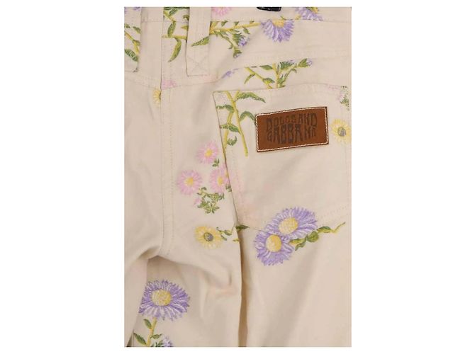 Dolce & Gabbana Pantalones rectos beige - vista 4