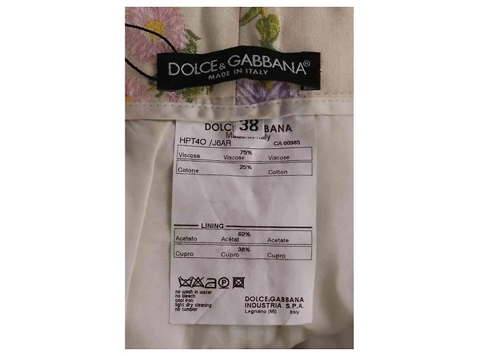 Dolce & Gabbana Pantalones rectos beige - vista 5