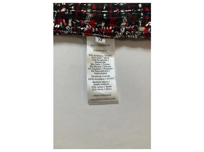 Faith Connexion Rotes Wollkleid - Ansicht 6