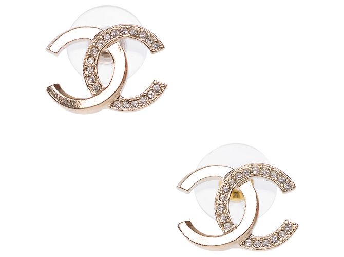 Gioielli CHANEL CC in Metallo Dorato - 103597 D'oro - vista 2
