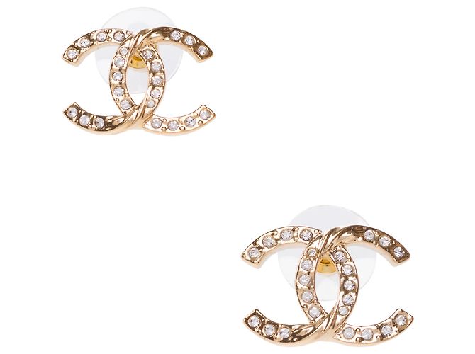 Gioielli CHANEL CC in Metallo Dorato - 103596 D'oro - vista 2
