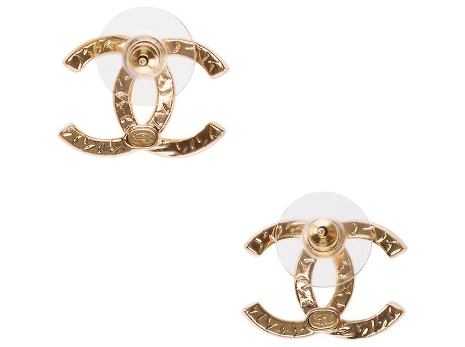 Gioielli CHANEL CC in Metallo Dorato - 103596 D'oro - vista 3