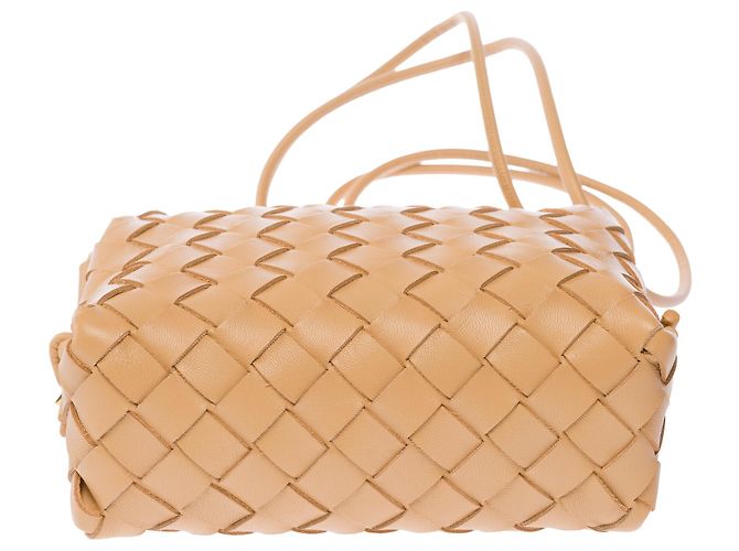 Borsa BOTTEGA VENETA Loop in Pelle Beige - 103640 - vista 10