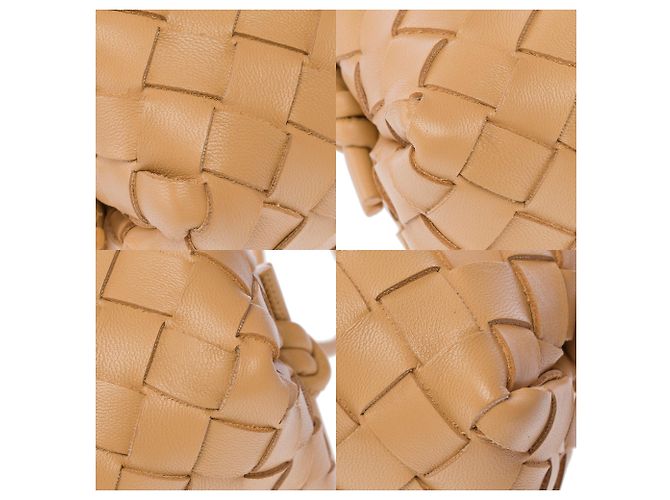 Borsa BOTTEGA VENETA Loop in Pelle Beige - 103640 - vista 11