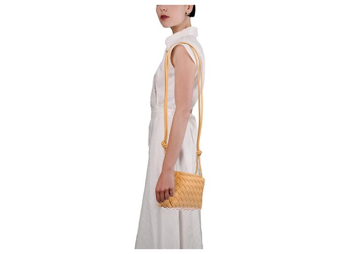 Borsa BOTTEGA VENETA Loop in Pelle Beige - 103640 - vista 12