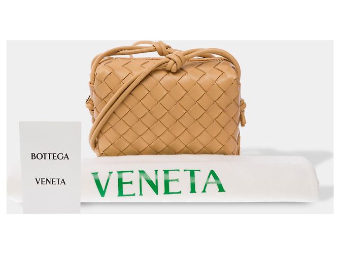 Borsa BOTTEGA VENETA Loop in Pelle Beige - 103640 - vista 2