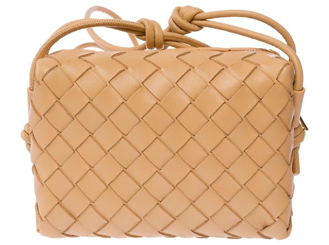 Borsa BOTTEGA VENETA Loop in Pelle Beige - 103640 - vista 4