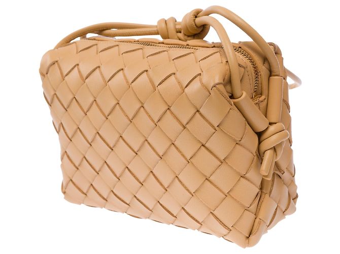 Borsa BOTTEGA VENETA Loop in Pelle Beige - 103640 - vista 5