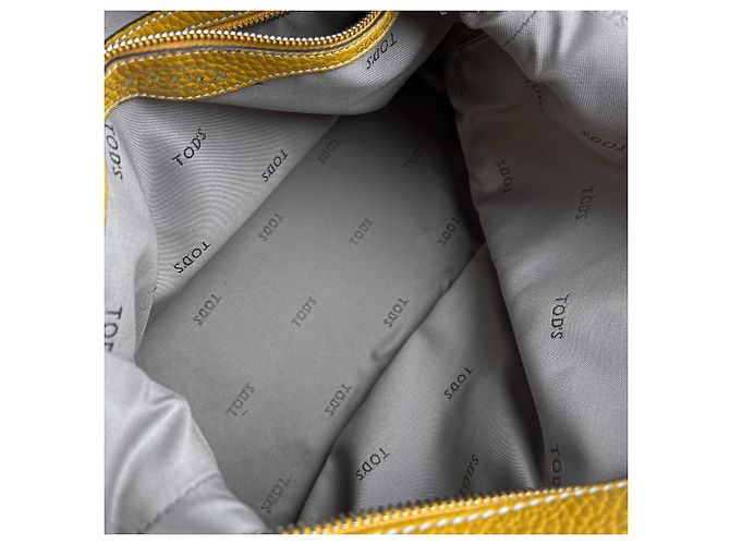 Tod's Borsa a tracolla in pelle D-Styling Giallo - vista 10