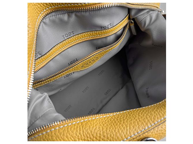 Tod's Borsa a tracolla in pelle D-Styling Giallo - vista 11