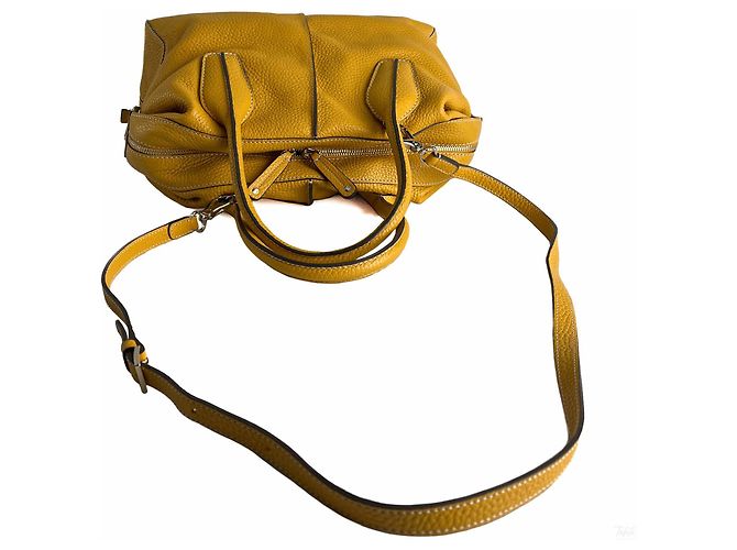 Tod's Borsa a tracolla in pelle D-Styling Giallo - vista 7