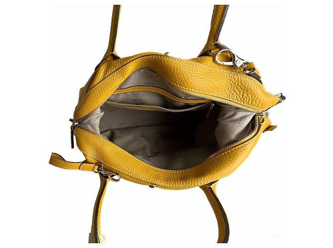 Tod's Borsa a tracolla in pelle D-Styling Giallo - vista 8