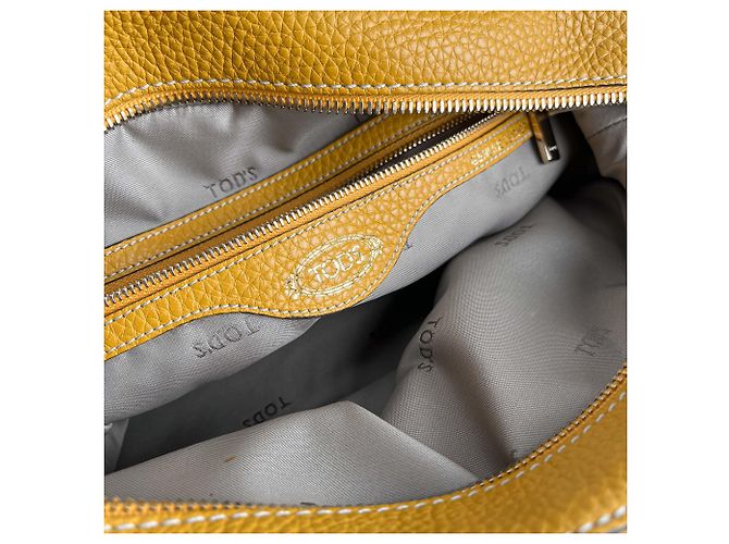 Tod's Borsa a tracolla in pelle D-Styling Giallo - vista 9