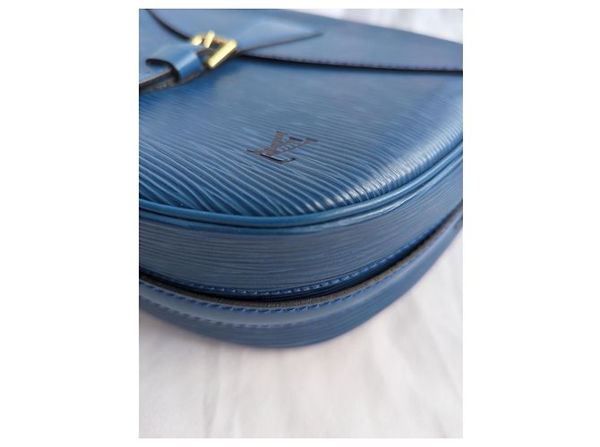 Louis Vuitton Jeune Fille PM Pelle Epi Blu - vista 12