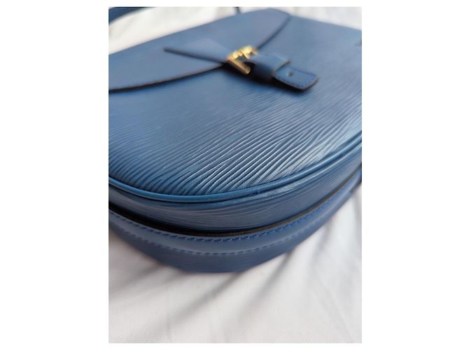 Louis Vuitton Jeune Fille PM Pelle Epi Blu - vista 13