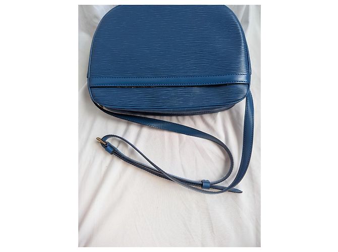 Louis Vuitton Jeune Fille PM Pelle Epi Blu - vista 5