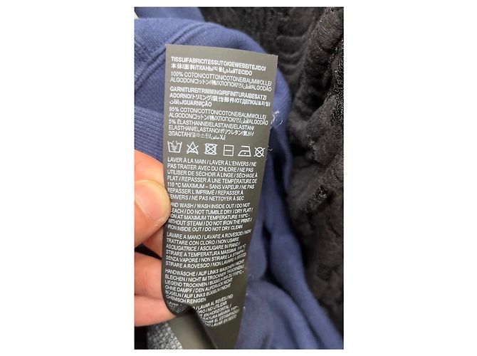 Saint Laurent Sweatshirt aus Baumwolle in Blau mit Logo - M gebraucht - Ansicht 5