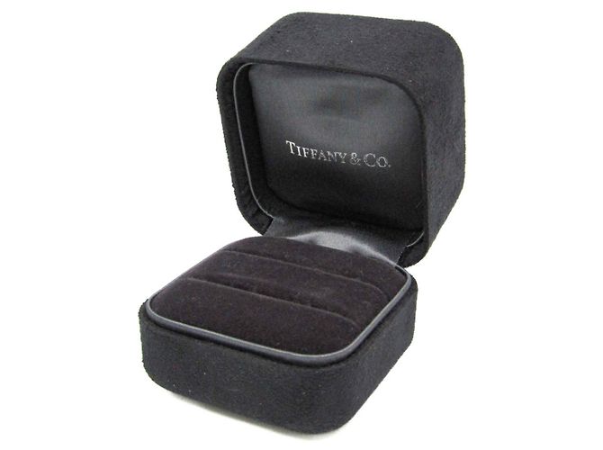 Tiffany & Co Tiffany Flat Band Ring mit 3 Diamanten Silber - Ansicht 10