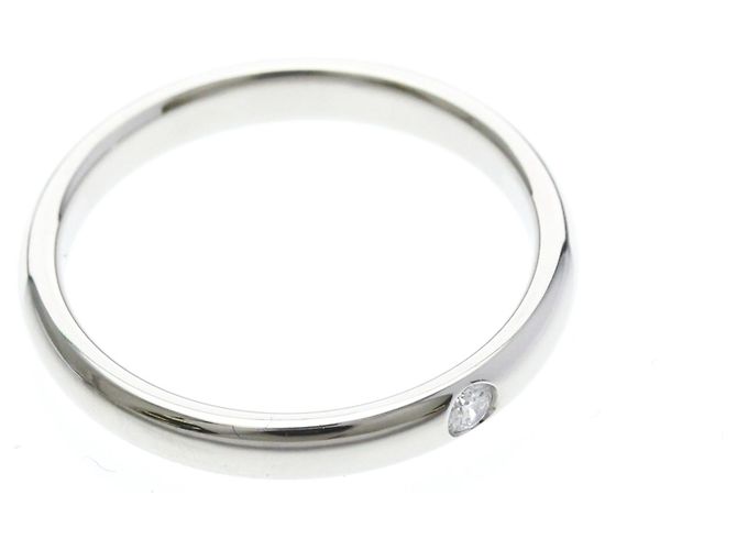 Harry Winston 1P Diamond Verlobungsring Silber - Ansicht 9