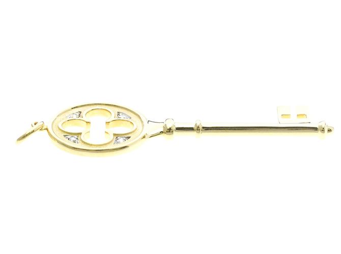 Tiffany & Co Pendente Tiffany Clover Key Top in oro giallo D'oro - vista 5