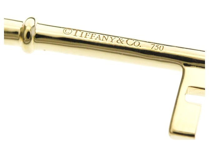 Tiffany & Co Pendente Tiffany Clover Key Top in oro giallo D'oro - vista 7